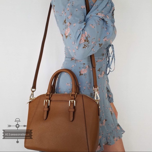 Michael Kors Medium Ciara Satchel studded luggage - Picture 8 of 9